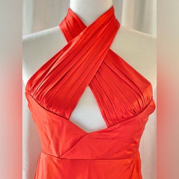 Brand New Sau Lee Livi Criss Cross Halter Mini Dress - Picture 2 of 7